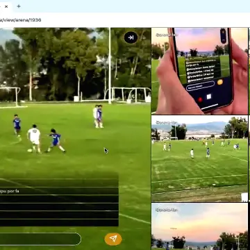 Viendo el juego del Tec