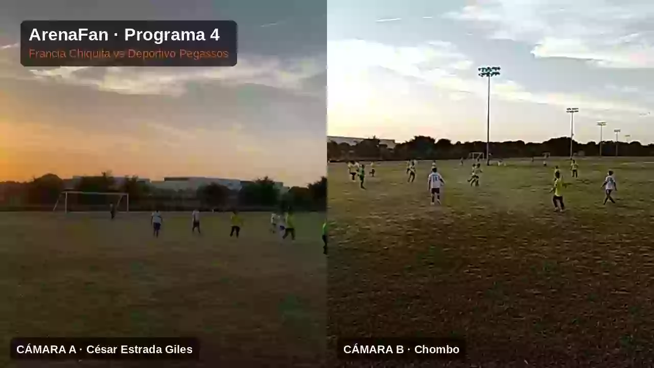 ArenaFan · Programa 4 — Francia Chiquita vs Deportivo Pegassos